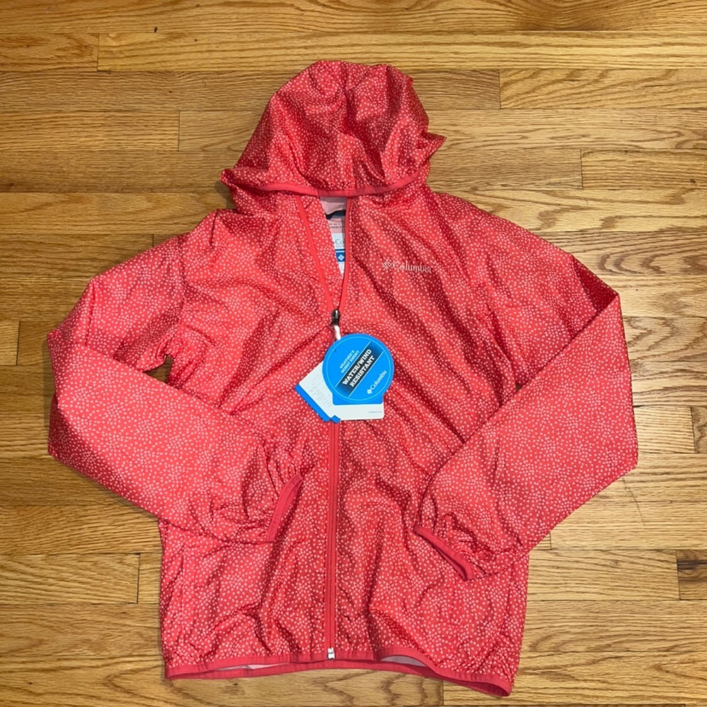 NWT Girls Columbia Rain Jacket